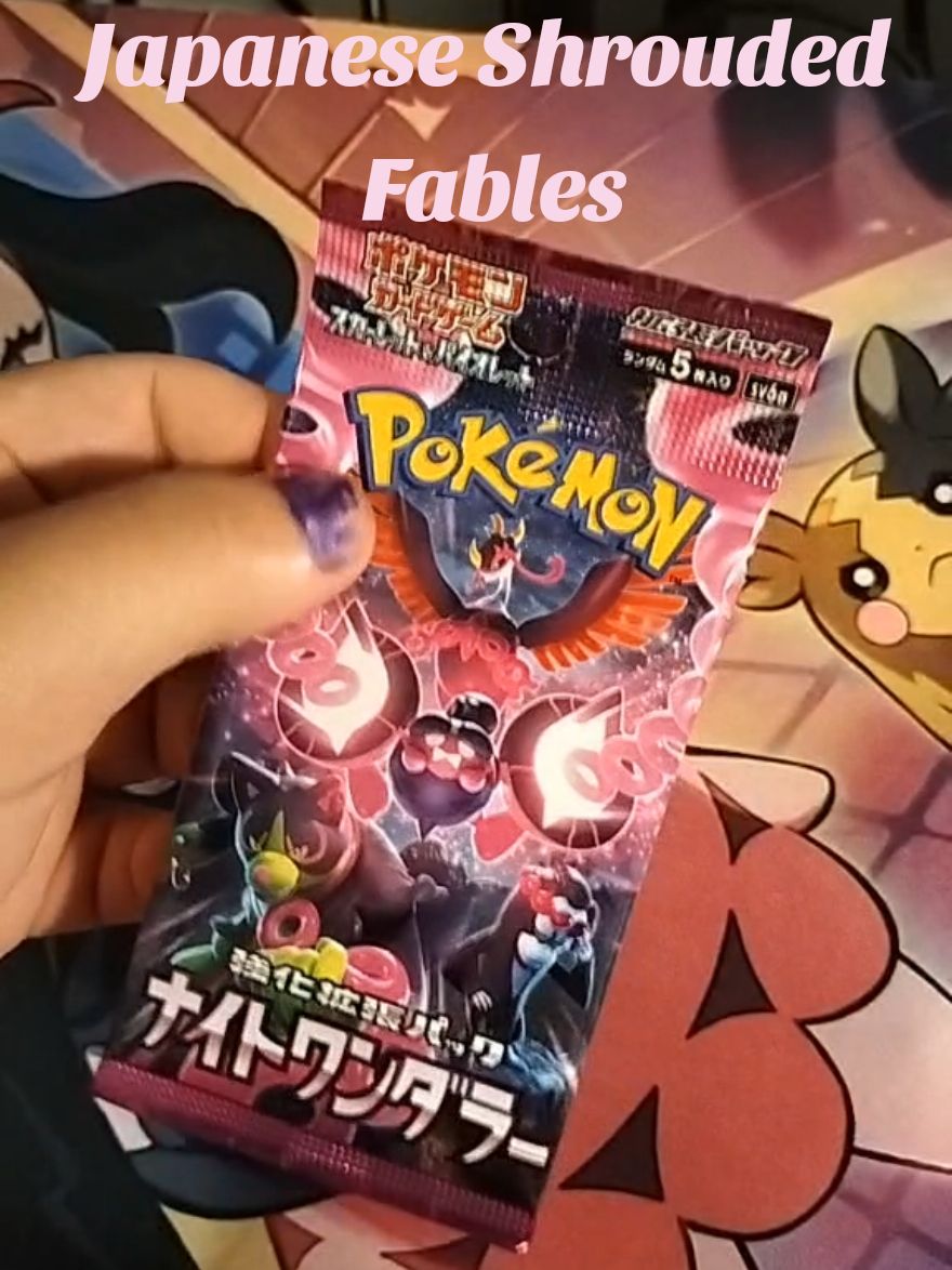 Japanese Shrouded fables #pokemon #pokemoncardsopening