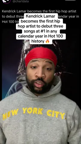 Kendrick Lamar simultaneously charts seven songs in the top 10 on the Hot 100. He's one of only four artists in history to achieve this milestone. Make sure you go follow @Trvp Still Boomin 🫡