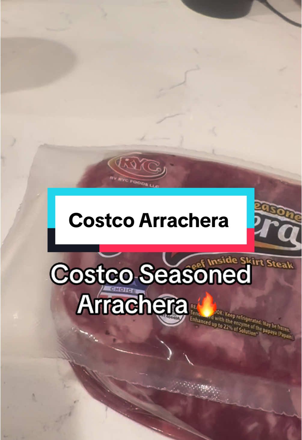 Dinner was on point tonight! Never thought to try Costco’s seasoned Arrachera. #costco #costcofinds #mexicanfoodislife #arrachera #musttry #foodtiktok #FoodTok #foodies 