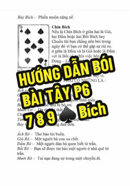 Lá bài 7 8 9 ♠️ bích #boibai #baitay #boibaitay #traibaitay #sachboibaitay #huyenhoc #tarot 