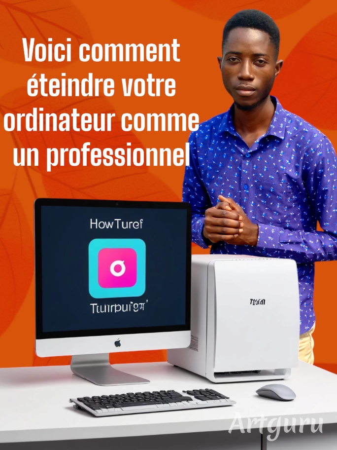 voici comment éteindre votre ordinateur comme un professionnel  #ordinateur #professionnel #pc #astuce #tutorial 