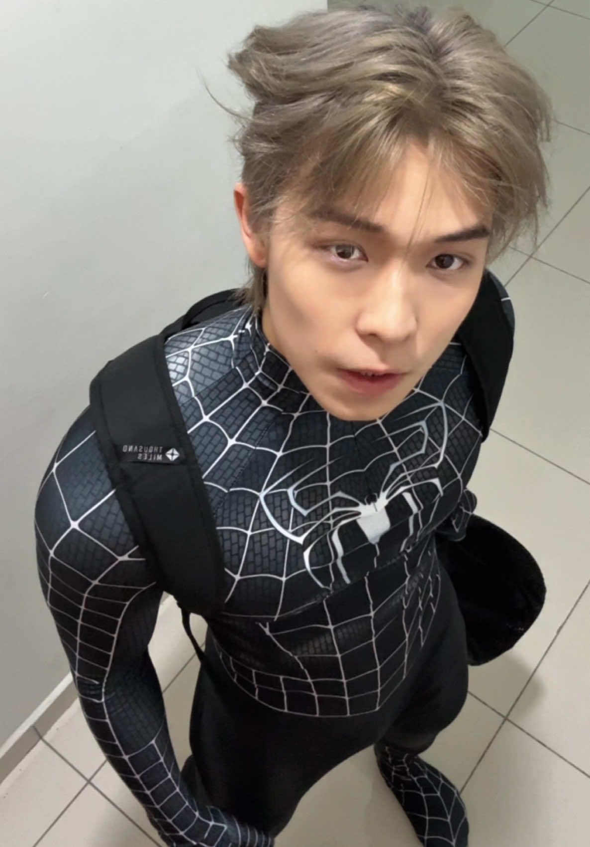 蛛丝要快 动作要帅  Spiderman Cos🕷️🕸️ • • #spiderman #cosplay #spidermancosplay #蜘蛛侠  #transition #fyp #fypシ