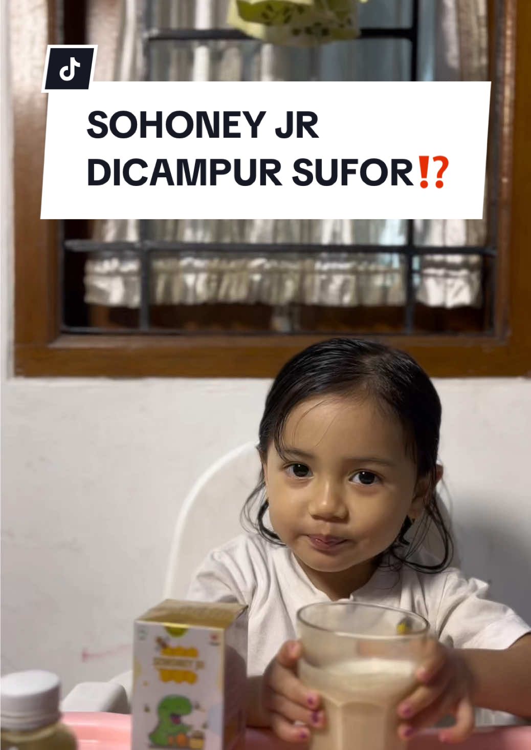 Bisa dicampur sufor yaa bun, takarannya sebagai berikut : 1-3 tahun : 1x sehari sebanyak 1 sdt 3+ tahun  : 2x sehari sebanyak 1 sdt / 1x sehari sebanyak 1 sdm #sohoneyjr #madusohoneyjr #vitaminanak #maduvitaminanak #penambahnafsumakananak #dramanakgtm #solusianakgtm #dayatahantubuhanak #vitaminnafsumakananak 