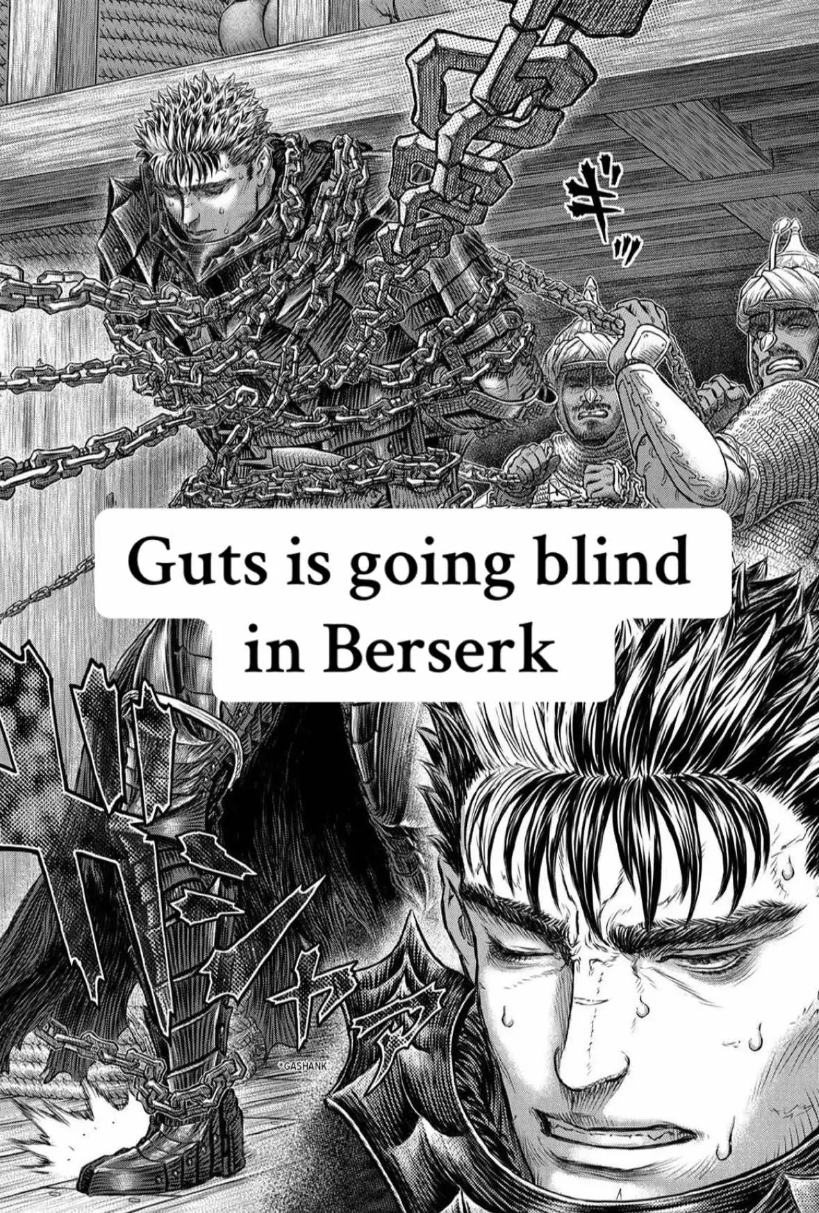 Only pain is allowed in Berserk #berserk #berserkmanga #guts #struggler #pain 