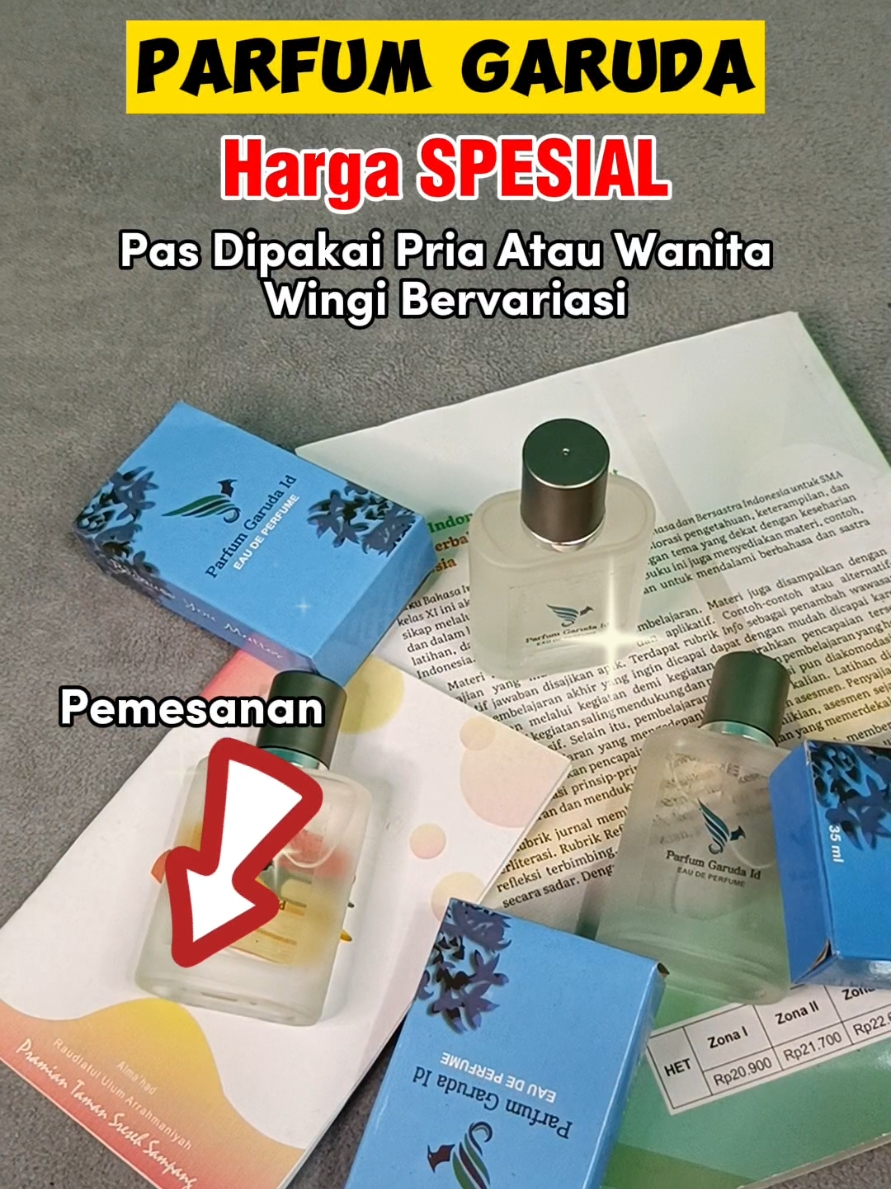 Parfum GARUDA Yuk Diorder Harga Spesial Wanginya Bervariasi. #affiliate #parfum #TikTokAwardsID 