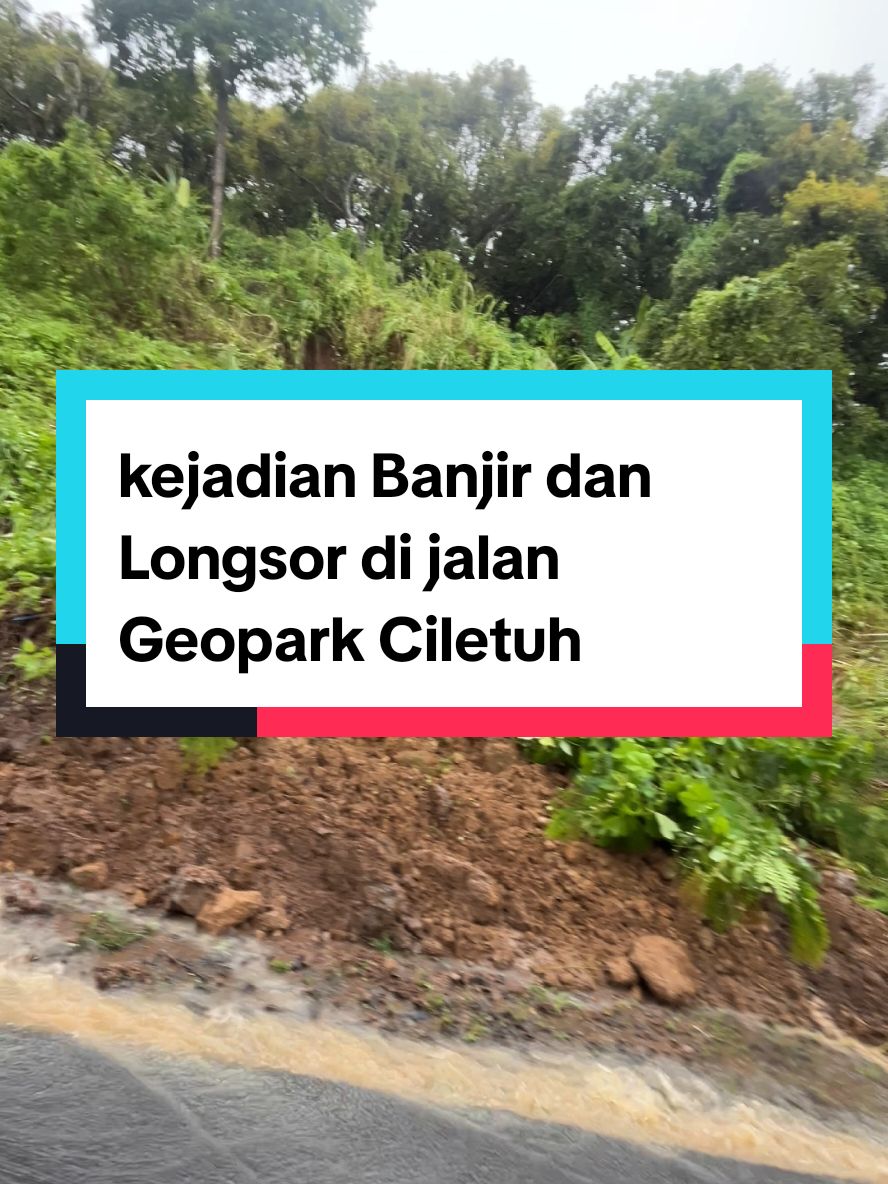 untuk Tetap Berhati Hati Dalam Perjalanan Dan Jangan Lupa Berdoa.kejadian Hari Ini Di daerah Loji Jalan Geopark Ciletuh.