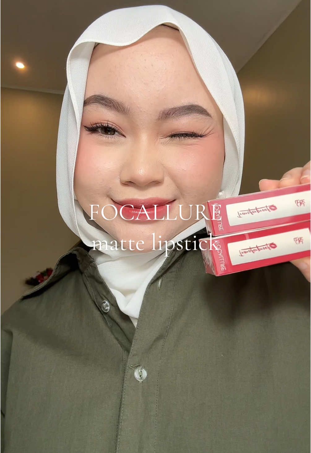 lipstick matte transferproof focallure emg ga pernah salah‼️🥰 #mattelipstick #focallure #lipstick #fyp 