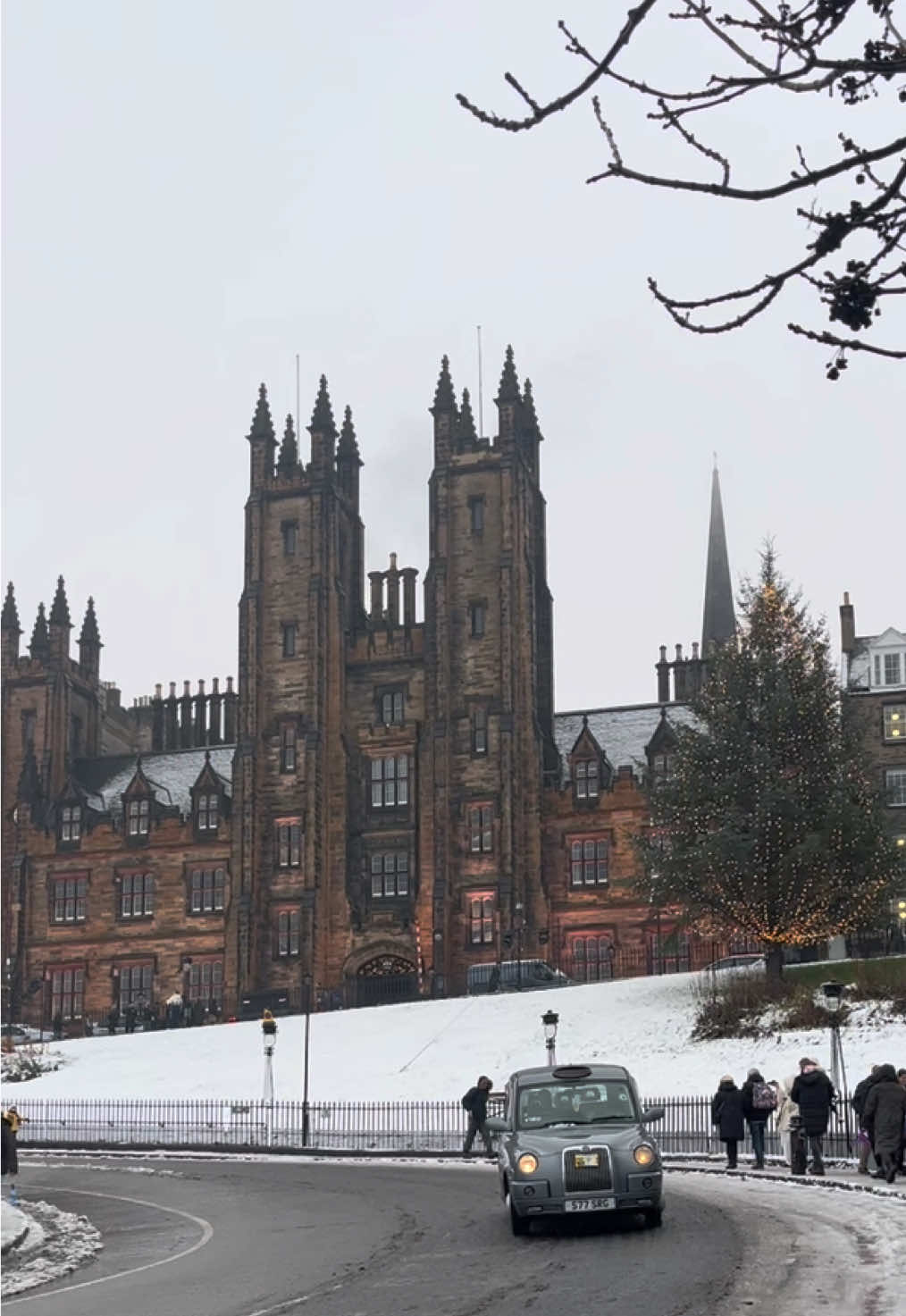 salju di edinburgh ❄️