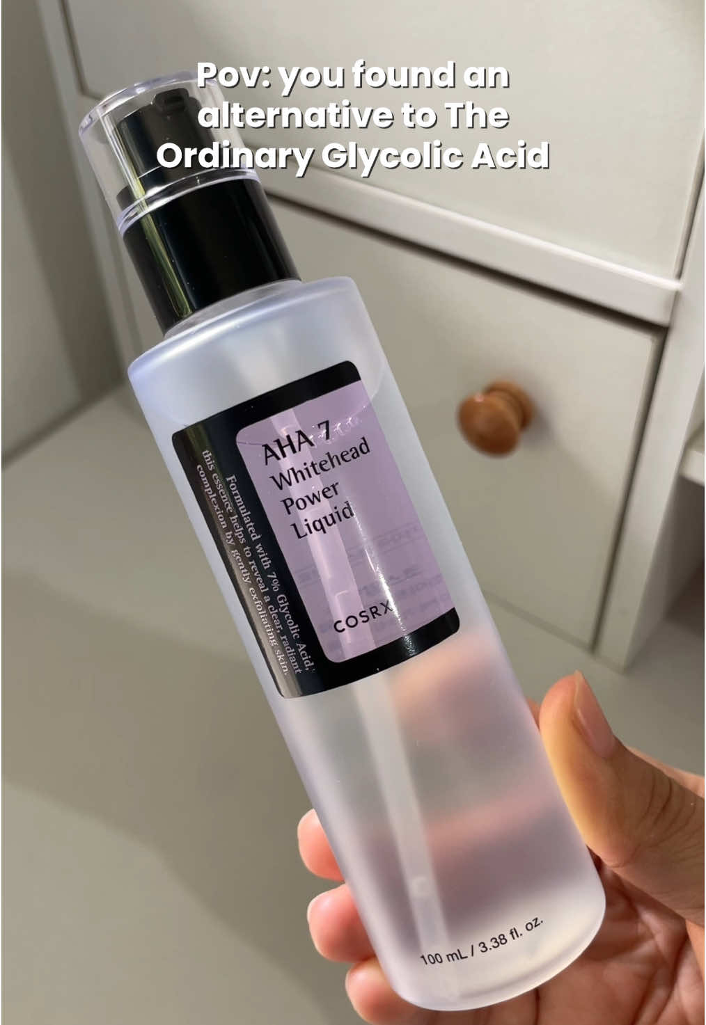 Good to go talaga ang Cosrx!🥰 #cosrx #cosrxaha7whiteheadpowerliquid #glycolicacid #hyperpigmentation @cosrx.ph 