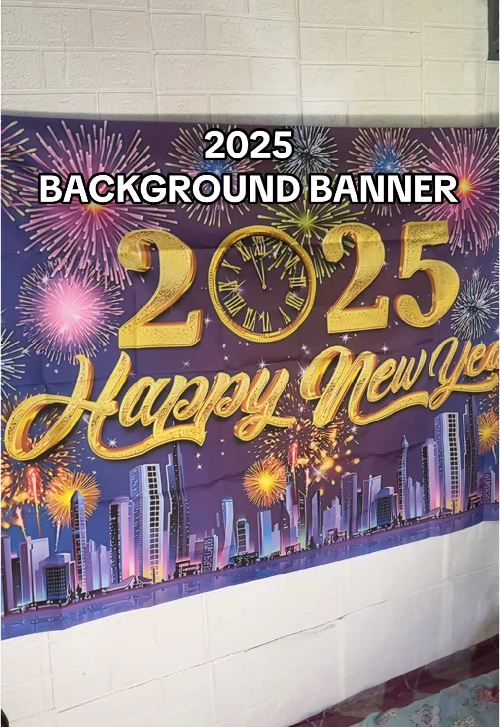 2025 new year backdrop para di ka na mapagod magdesign  #banner #backgroundbanner #2025banner #2025bannerbackdrop #newyeardecoration #newyeardecor 