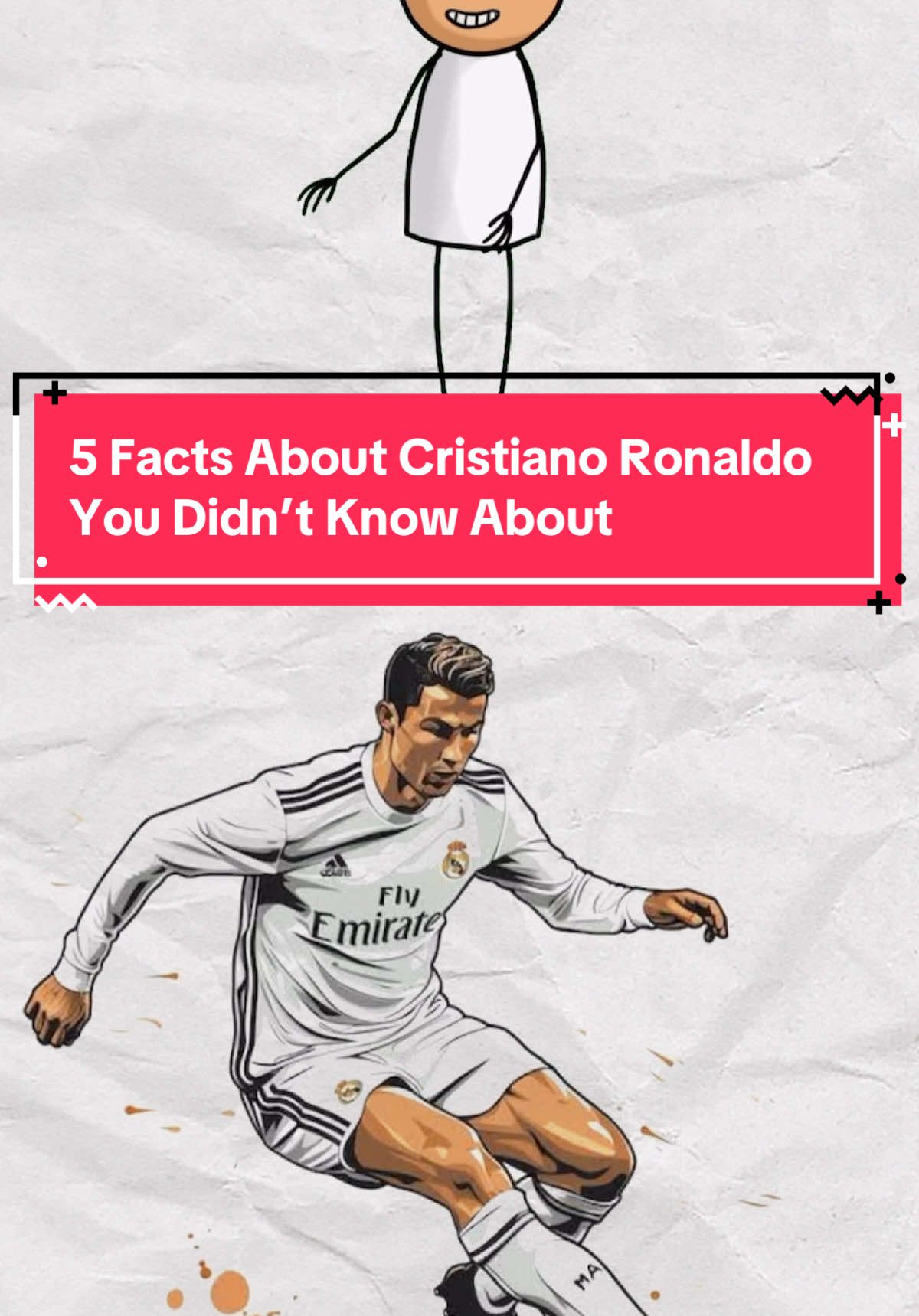 5 Facts About Cristiano Ronaldo You Didn’t Know About #cristianoronaldo #footballtiktok #footballfacts #animation #ronaldo 