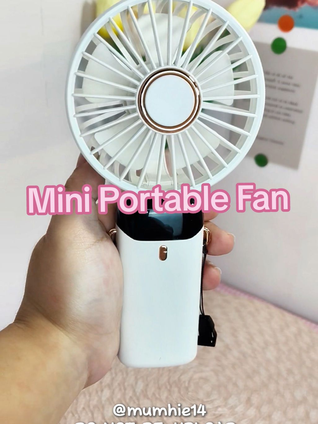 Mini Fan 4-6 hours depende sa gamit sa akin months tinatagal ng battery di naman lagi nagagamit.  #minifan #rechargeablefan #portableminifan #fyp #fypシ゚ #fypシ゚viral #viral #ibalikmokosafyptiktok #mumhie14 