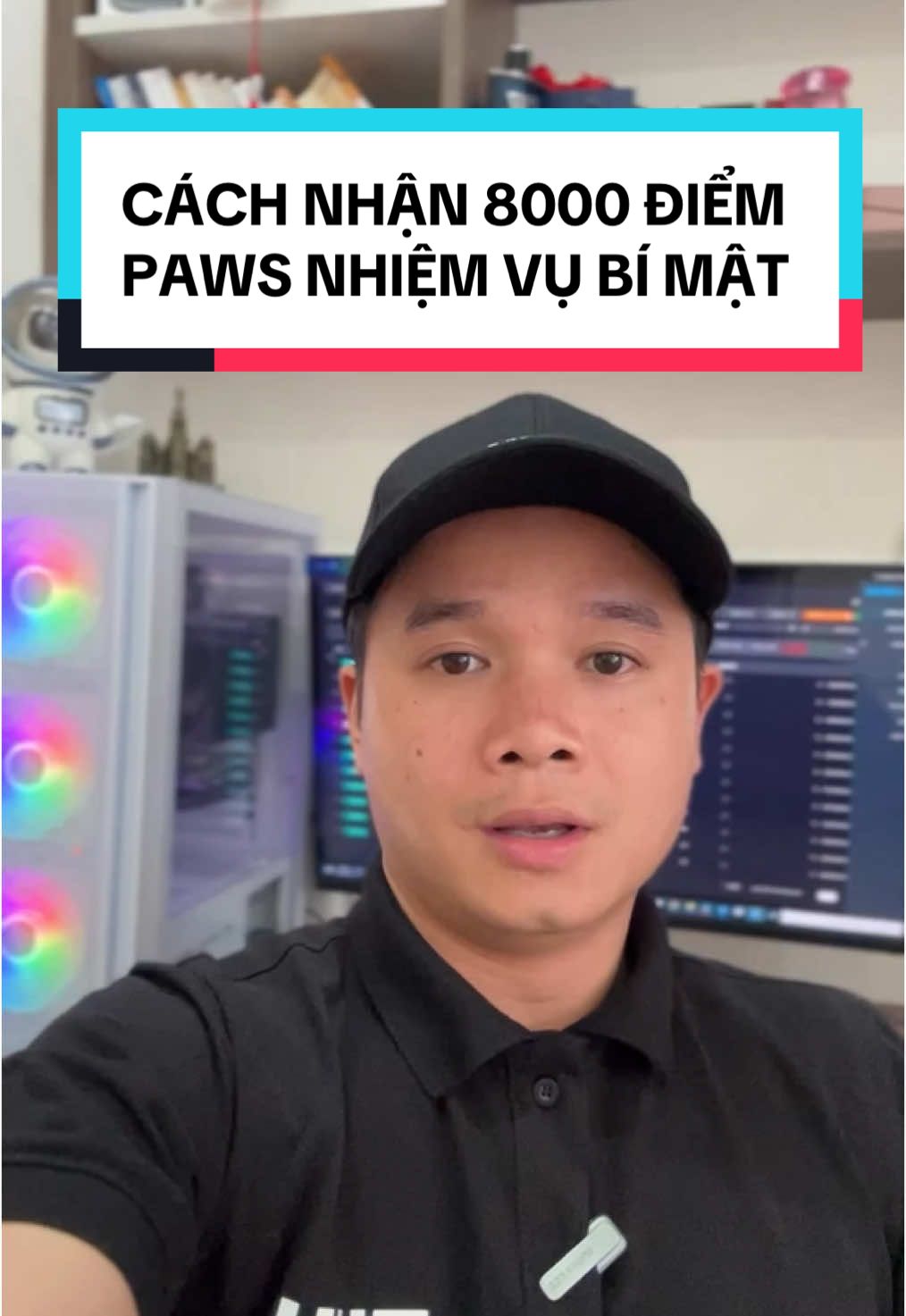 Cách nhận 8000 điểm paws nhiệm vụ bí mật #airdrop #mmo #paws #dogs #thaihieubtc #fyp 