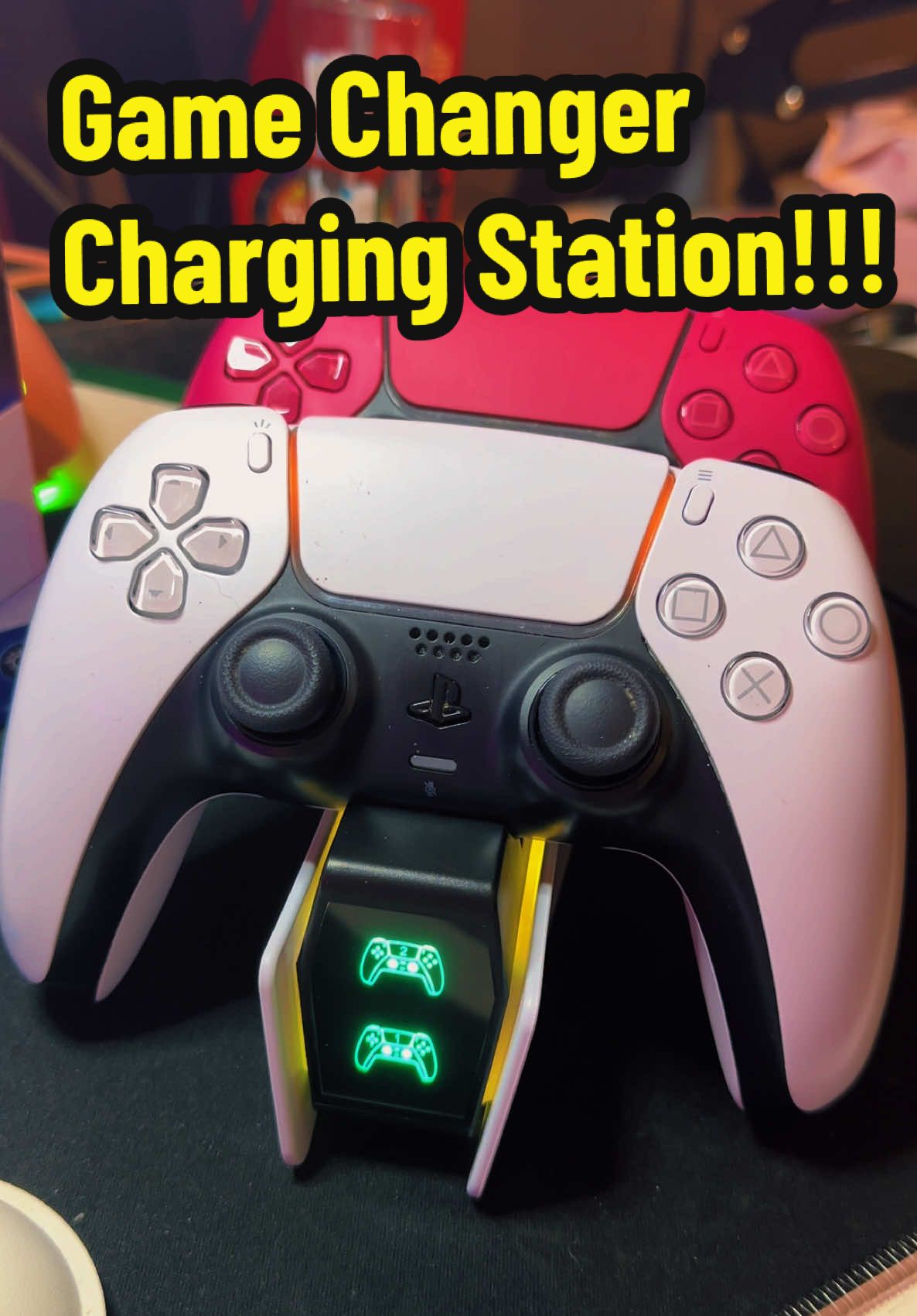 Gamers rejoice! This charging station is a true game change! No more cords app over the place. Charge controllers quick & easy! #tiktokshopcybermonday #cybermonday #tiktokshopfinds #TikTokShop 