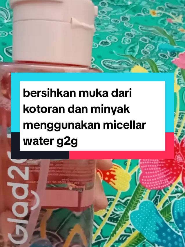 Glad2Glow Cherry Blossom Betaine Micellar Water-300ml Pembersih Wajah Make Up Remover Cleansing Water#glad2glowmy #glad2glow #glad2glowtoner #segakdenganglad2glow #glad2glowmicellarwater 