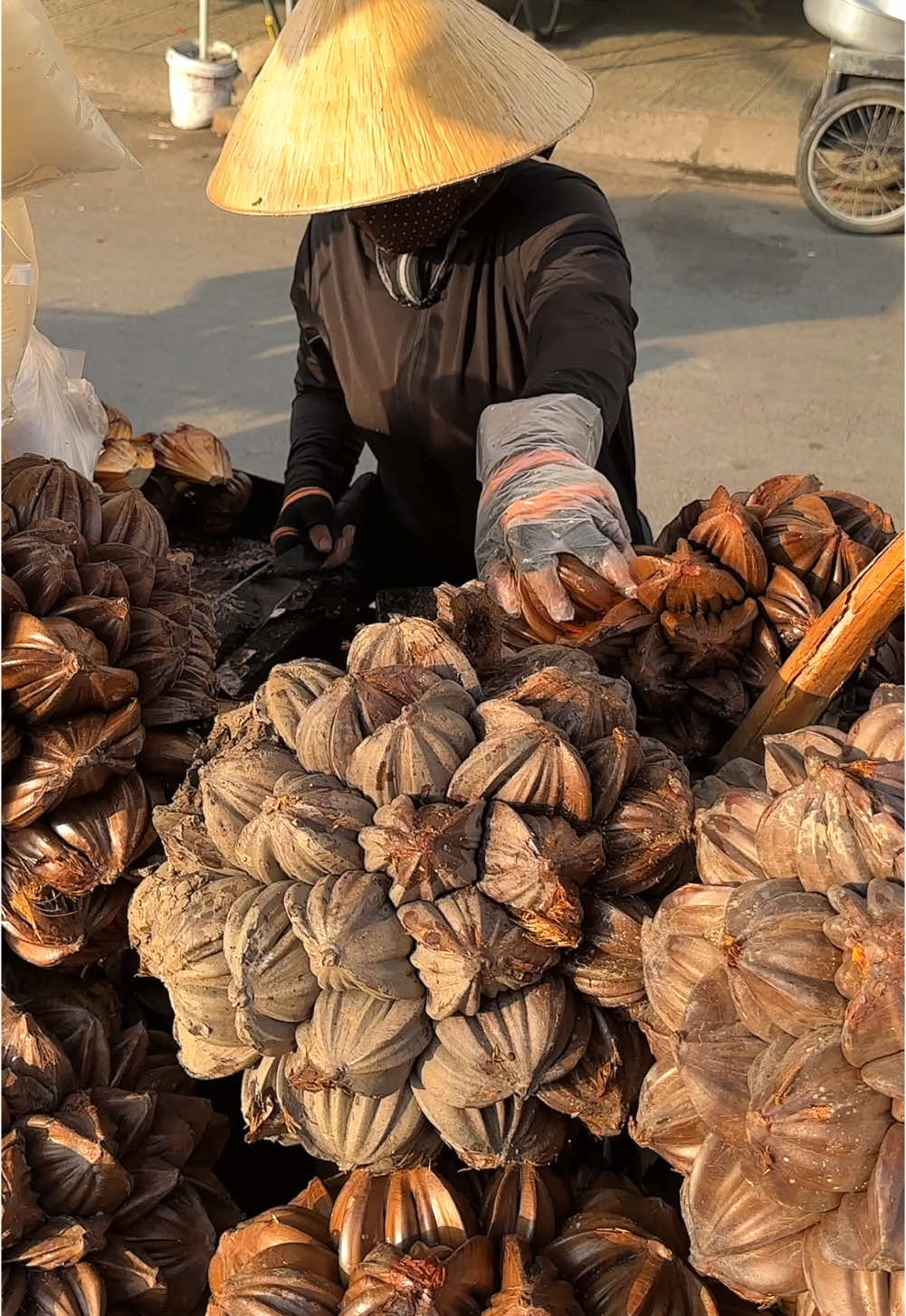 The World’s Most Unique Tropical Fruit 📍Chợ Phú Lâm https://maps.app.goo.gl/fAjfNzGXwzjeYCwU8 54b Bà Hom, Phường 13, Quận 6, Hồ Chí Minh, Vietnam ⏰ 8 am open #nipapalm #fruit 