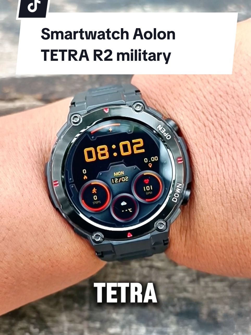 Smartwatch Aolon TETRA R2 military grade waterproof ip67  #smartwatch #smartwatchaolon #aolontetrar2 #jagoanvideotrending #promoguncang1212 