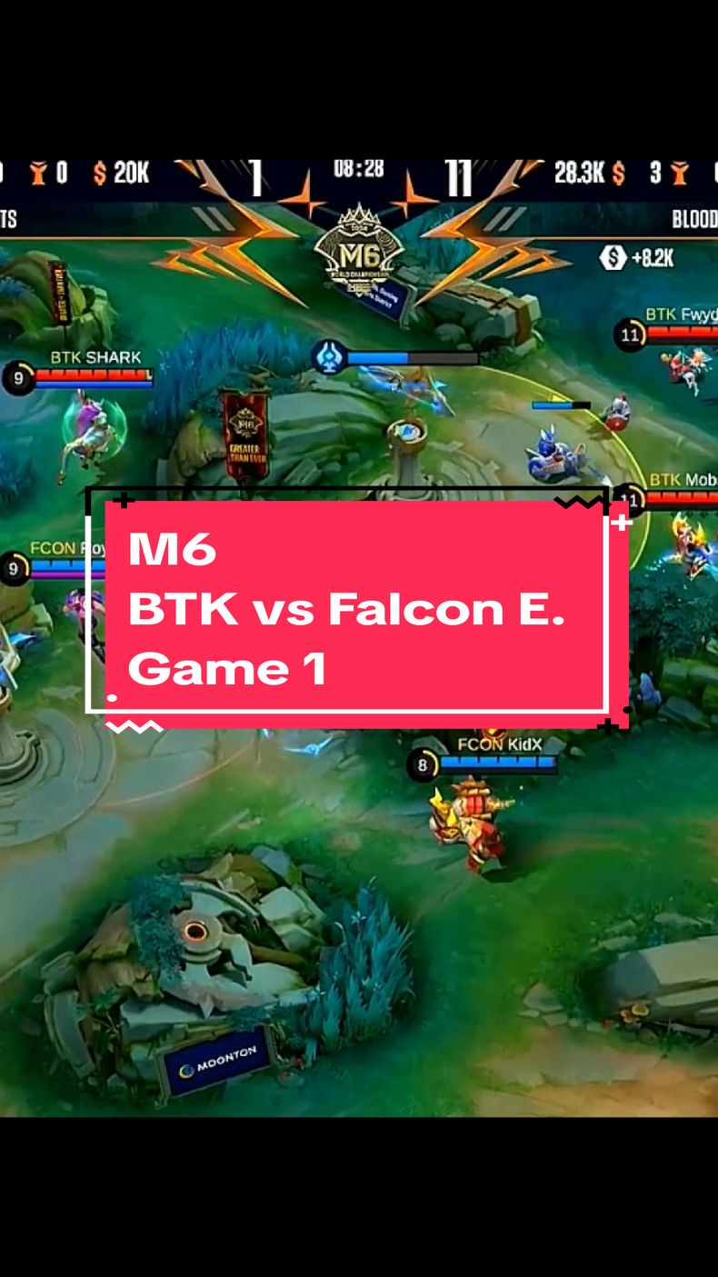 M6 | Swiss Stage Round 4 | BTK vs Falcon Esports Game 1 #mlbbM6 #GreaterThanEver #MLBBEsports #ParaSaTagumpay #fyp 