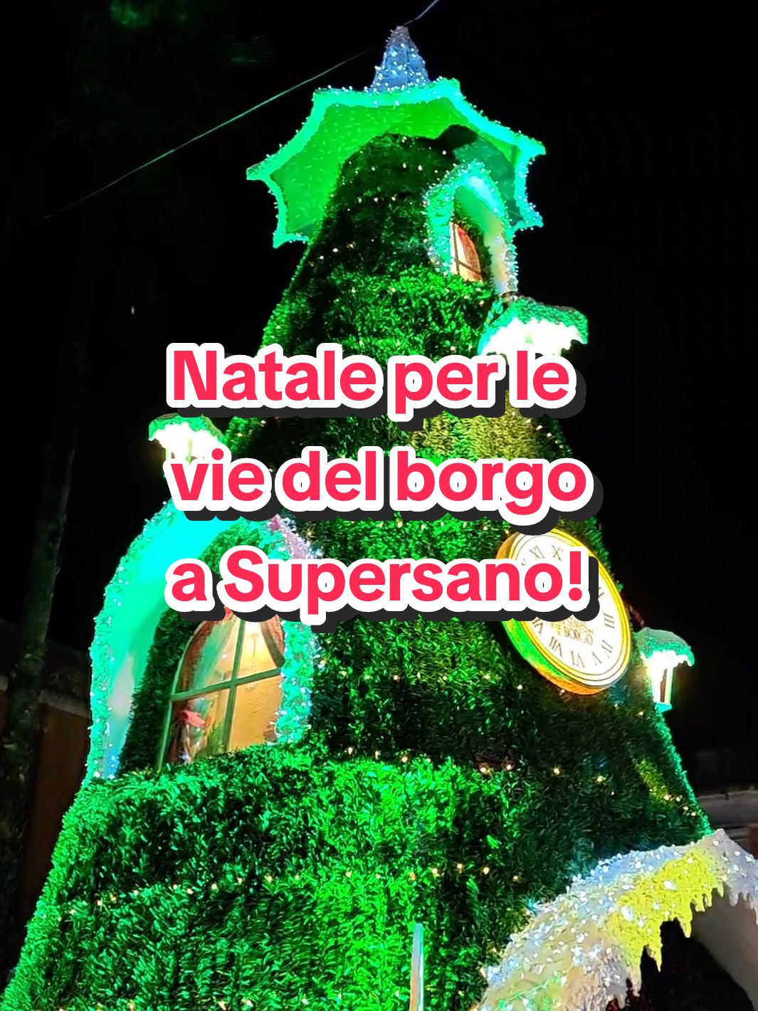 Natale per le vie del borgo a Supersano 🎄 Un piccolo assaggio di quello che abbiamo visto l'1 dicembre all'inaugurazione di 