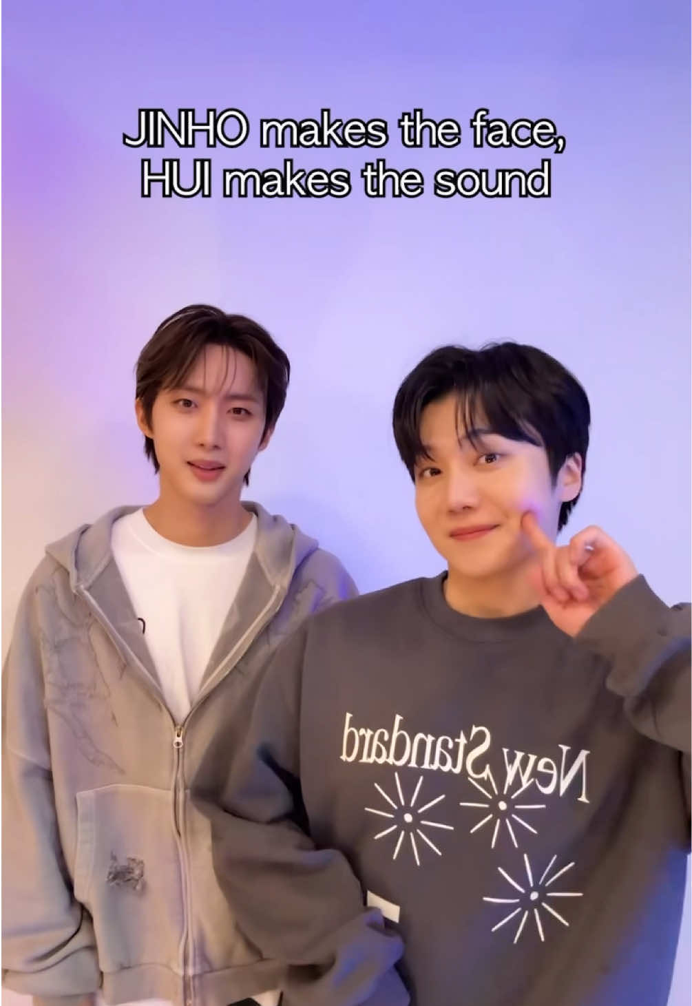 날 따라 해봐요 이렇게 😉 #펜타곤 #PENTAGON #진호 #JINHO #후이 #HUI