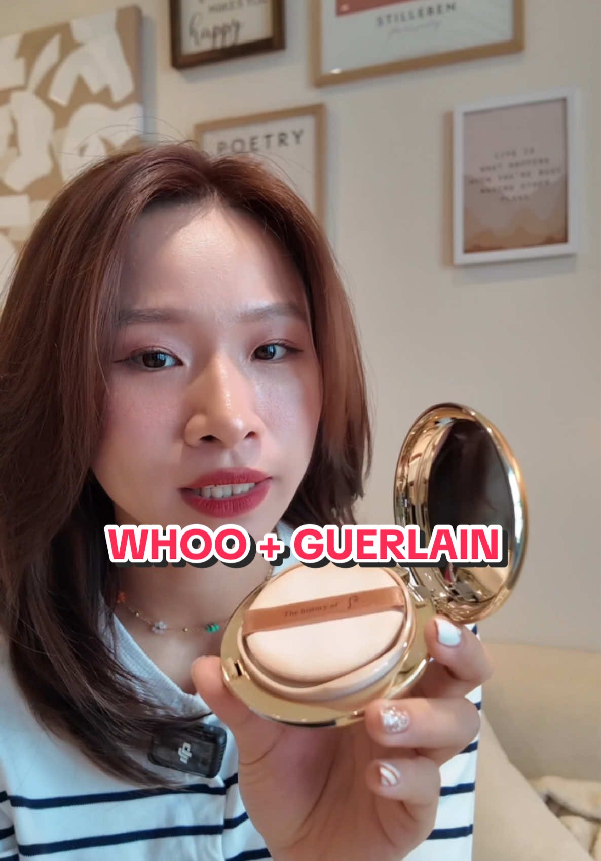 Quá thích nên phải share whoo và guerlain kết hợp với nhau daily makeup ♥️ #dailyvlog #TikTokFashion #makeup #whoo #guerlain #fyb 