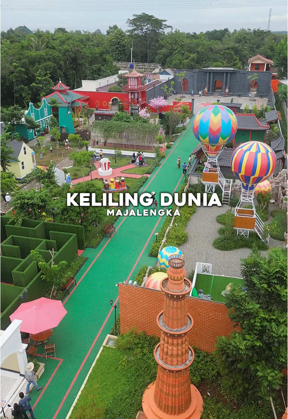 Spot wisata baru di majalengka yg baru opening 1 des 2024. Berkeliling dunia tanpa ribet. Gaaskeun!! @kelilingdunia.mjl #PejuangBaHegia 