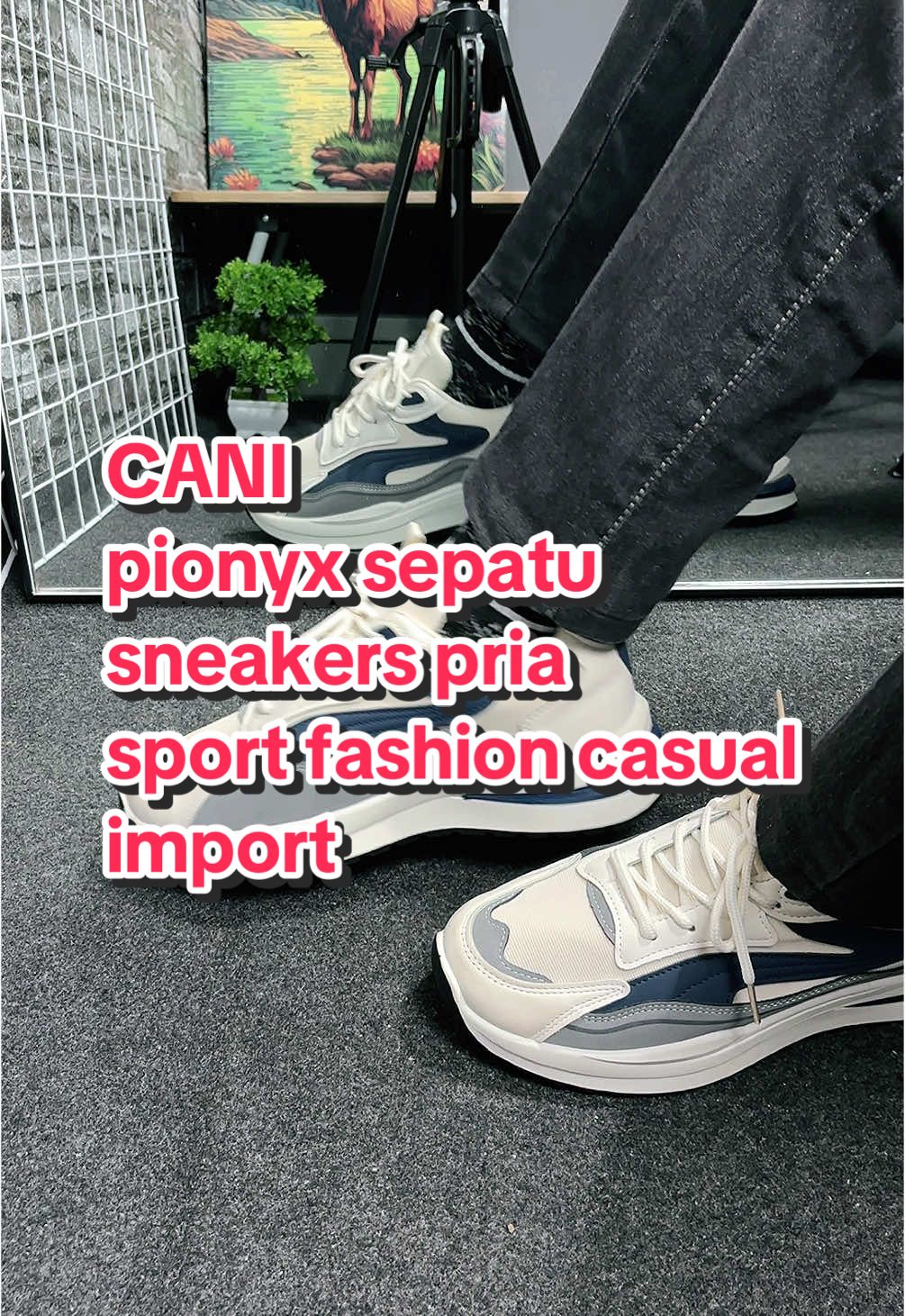 sepatu sneakers pria cani pionyx #sepatupria #sepatupriakeren #sepatupriakekinian 