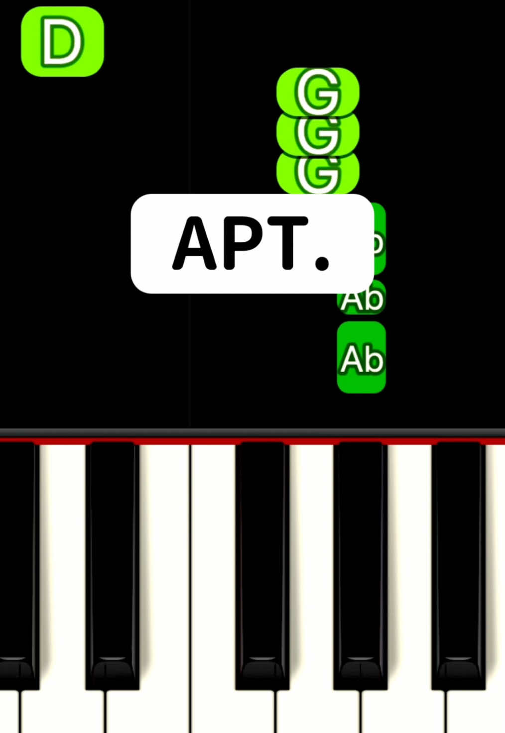 APT. (Piano Tutorial) #apt #BrunoMars #ROSÉ #pianotutorial #pianolesson #cover #trending 