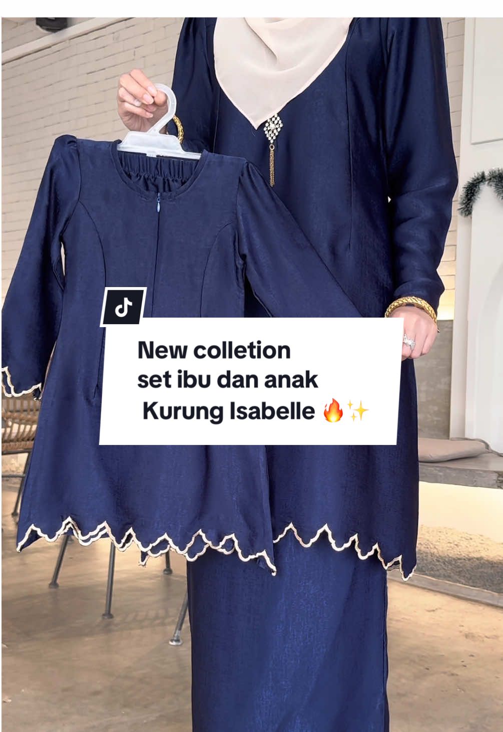 New collection set ibu dan anak Kurung Isabelle✨ confirm taksabar nak grab kan? Stanby live launching Khamis ni jam 9pagi taw🙈🔥 #nfhboutiquegallery #kurung #kurungcantik #kurungmurah #kurungviral #raya2025 #fyp #TikTokShop