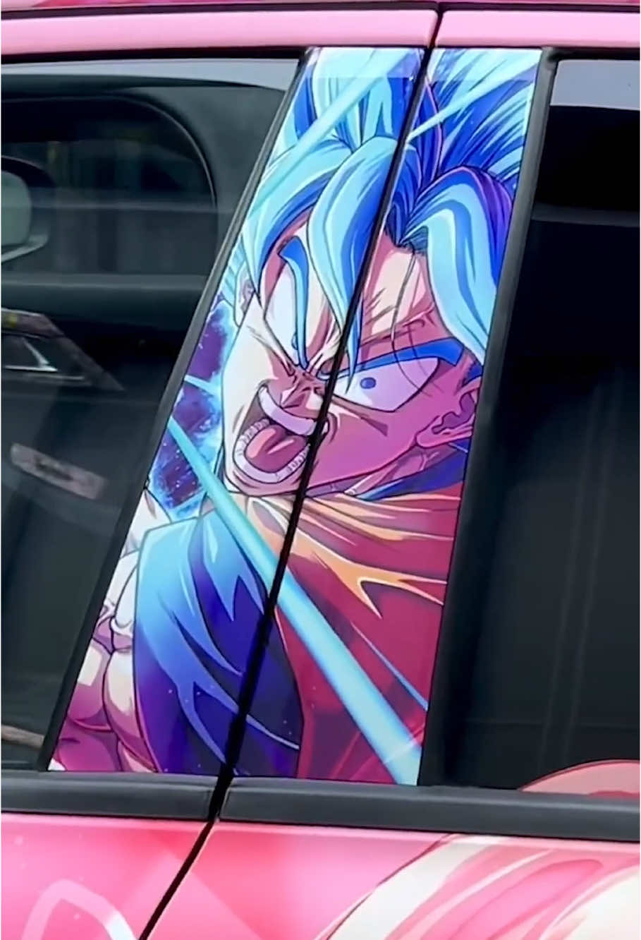 #dragonball #dragonballsuper #dragonballz #goku #vegeta #cars #decal #fyp 