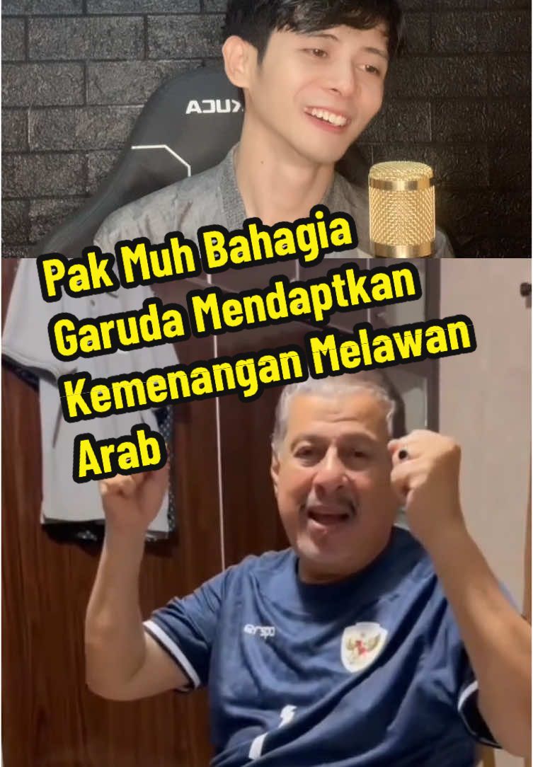 Ikut bahgaia ketika pk muh bahagaia 😁 #reaction #pakmuhlovers #fadiljaidi #timnasindonesia #fypシ 