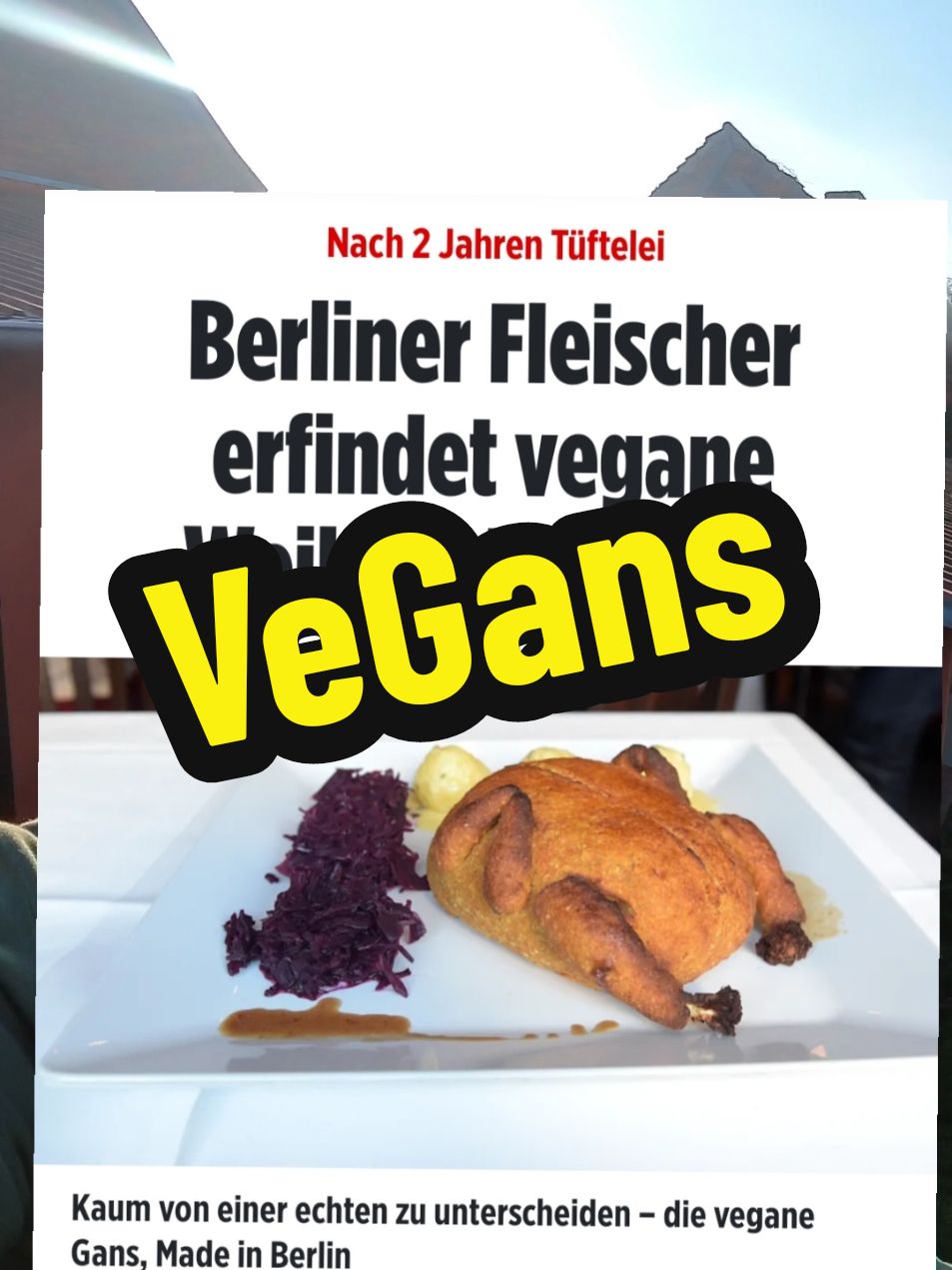 Darf sich ein Fleischer noch Fleischer nennen wenn er vegane Produkte herstellt 🤷🏼😆 #oststruppi #humor #vegans 