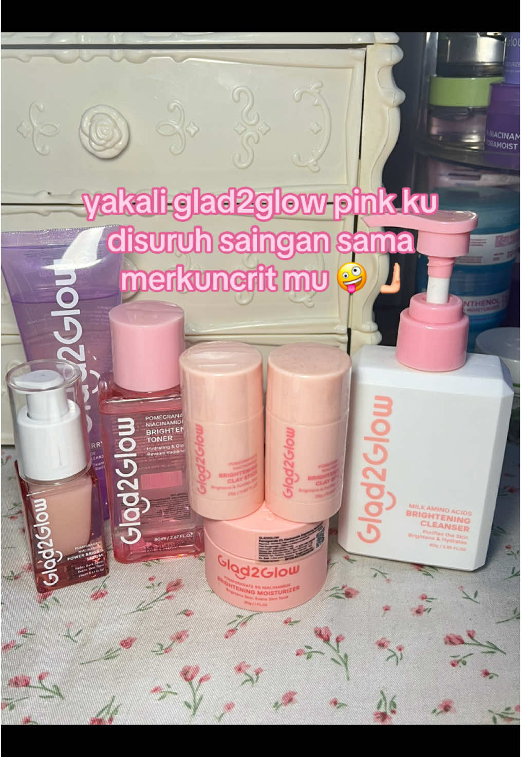 adoohh 😰 #glad2glow #4u #fypage #xyzbca #skincare #skincareroutine #fyp #merkuri 