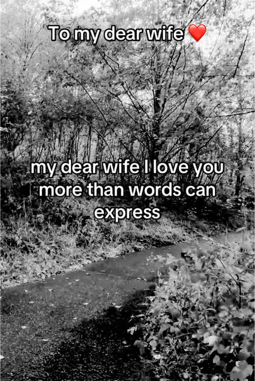 To my dear wife ❤️ #couple #mywife #iloveyou #couplegoals #lovequotes #couplequotes 