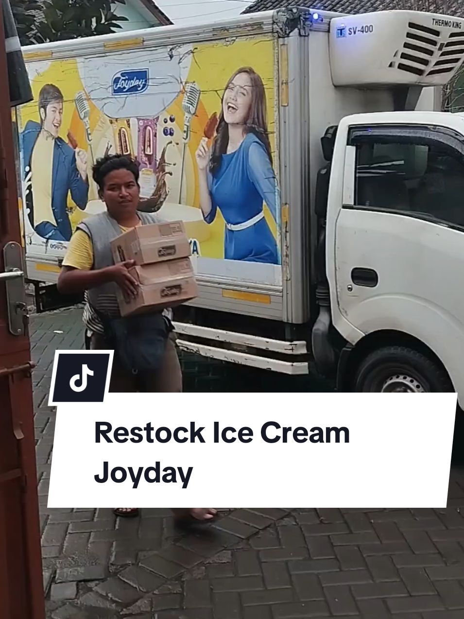 Restock Ice cream joyday #CapCut #restockasmr #warungsembako 