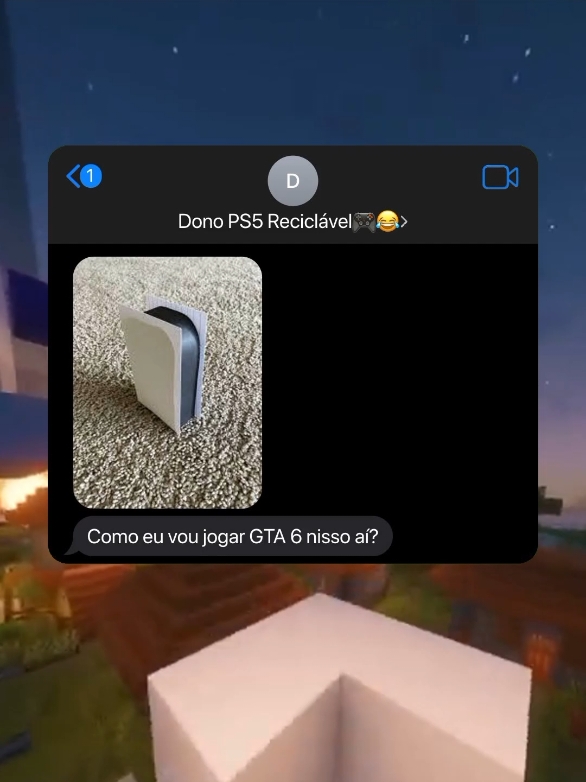 PS5 reciclável 😭 #conversadowhatsapp #conversasdewhats #conversasdowhatsapp 