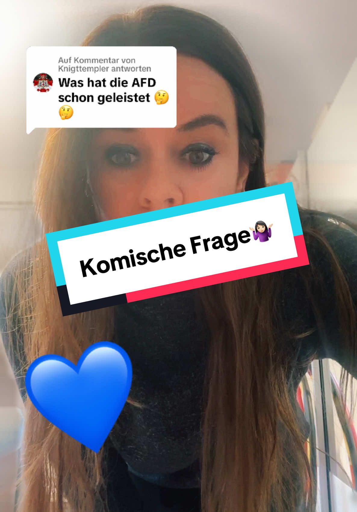 Antwort auf @Knigttempler danke trotzdem 😳#schooookominza #afd #afdsachsen #aliceweidel #💙💙💙💙 #afddeutschland #afdfraktion #jetztafd #AFD 