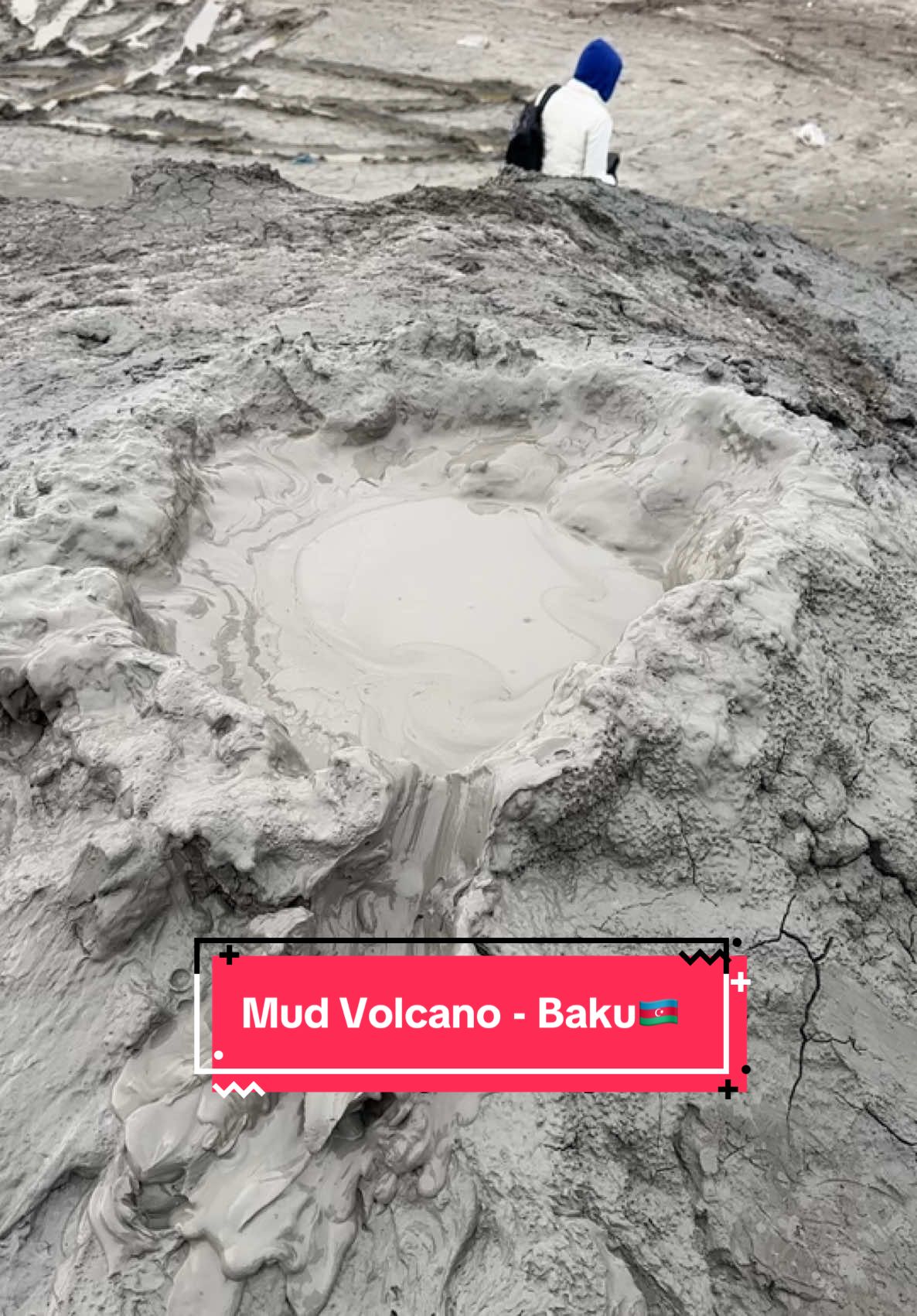 🌋 The area around Baku is home to numerous mud volcanoes, considered one of the world’s most unique natural phenomenon. Known for their bubbling mud, they sometimes seem ready to erupt.  Mud volcanoes are formed from tectonic movements that cause underground gases to reach the surface. During this process, some of the escaping gases ignite and burn perpetually 🌋  #mudvolcano #baku #visitbaku #visitazerbaijan #azerbaijan #whattodoinbaku #whattoseeinbaku 