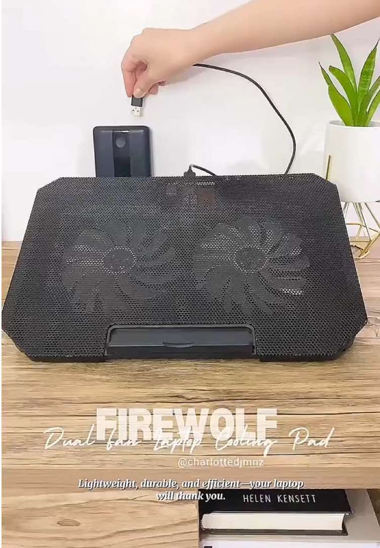 Keep your laptop cool and your performance even cooler with the FIREWOLF Dual Fan Laptop Cooling Pad! 💻❄️ Designed for 14-15.6 inch laptops, this sleek cooling pad ensures optimal airflow to prevent overheating during long hours of work, gaming, or streaming. Lightweight, durable, and efficient—your laptop will thank you. 💫Dual fans for powerful cooling 💫 Compatible with 14-15.6 inch laptops 💫 Sleek, compact, and easy to use Get yours now on Lazada! https://s.lazada.com.ph/s.MDMV1 🛍️✨ #laptopcoolingpad #lottiefinds #lazadafinds #lazada #lazadaph 