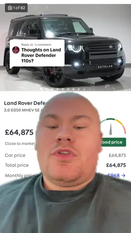 Replying to @. heres my thoughts on the Landrover Defender 110s #zacstudd #carsoftiktok #carguy #carinsurancetips #cartiktok #carinsurancehacks #landroverdefender #defender110 