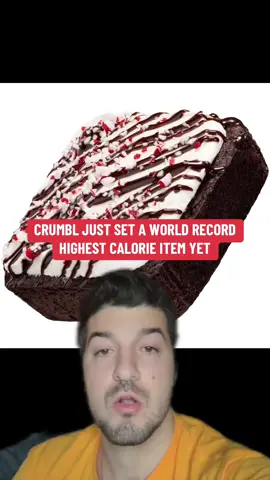 So many calories #crumbl #cookie #calories 