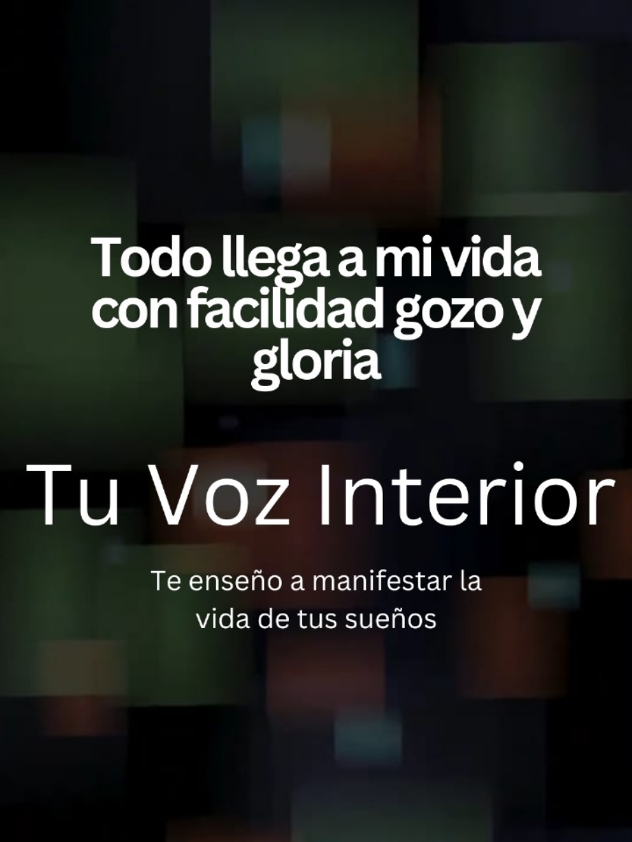 Todo llega a mi vida con facilidad y gozo, repite estas palabras y manifiesta una vida en plenitud.  👤: Tu voz Interior  #metafisica #espiritualidad #leydeatraccion #tuvozinterior #bendiciones #abundancia #manifestacion 