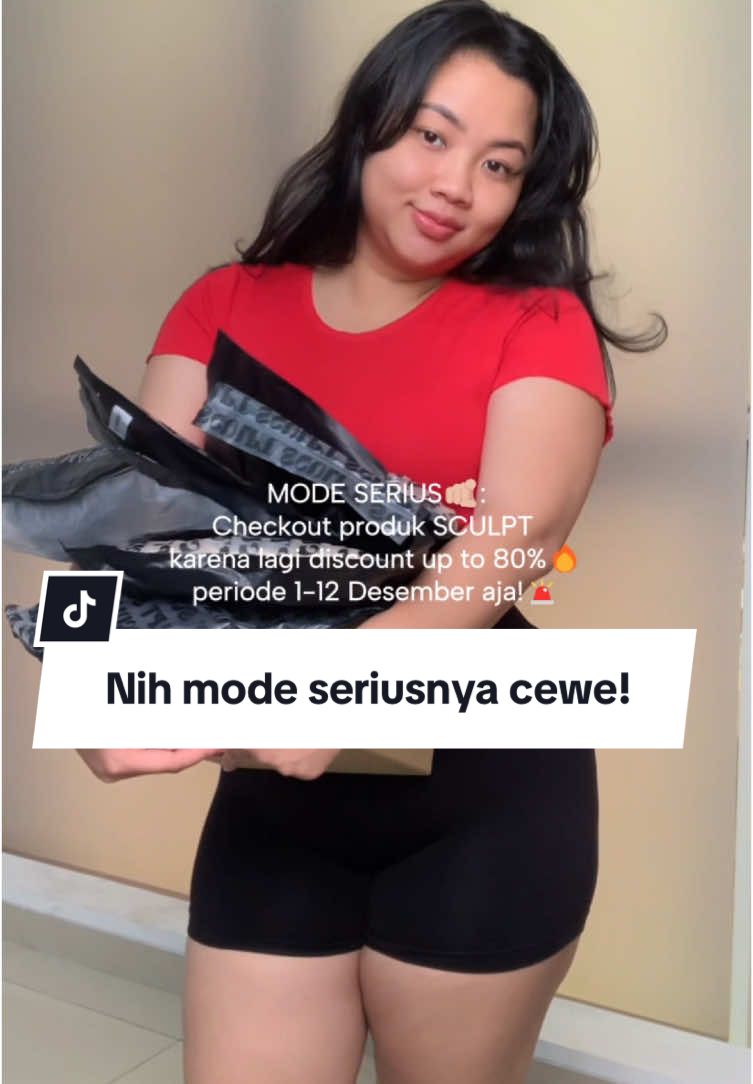 Emang deh cewe kalau udah mode serius apalagi kalau soal shapewear, apalagi produknya diskon up to 80% off‼️  auto kalap checkout🛒🚨 #yearendsale #sculptshapewear #sculptcult #bodyshaper #shapewear #waisttrainer #bestseller 