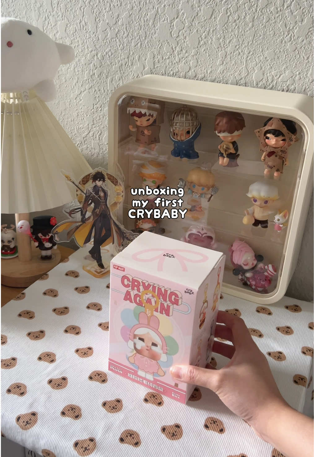 new popmart favorite unlocked: CRYBABY!!! her cheeks are so adorable omggg 🥹💕 @POP MART US SHOP @popmart uslocal01 🏷️ #popmart #crybaby #popmartunboxing #popmartusshop #live4fun #crybabycryingagain #blindbox #videodiary #TikTokShop #fypツ  