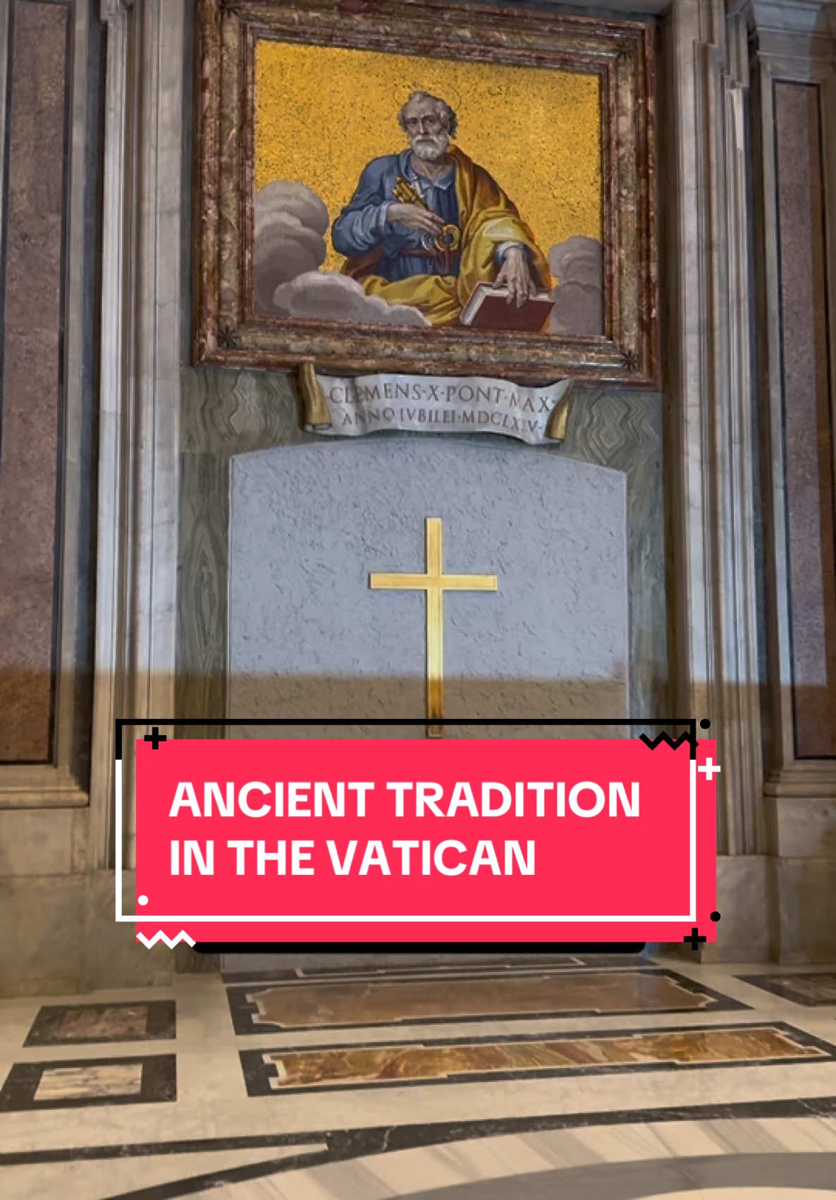 AN ANCIENT TRADITION IN THE VATICAN As tradition prescribes, a few days before the beginning of the Jubilee Year, the rite of the recognitio of the Holy Doors takes place. During this ceremony the wall that closes the door from the inside is broken down, and the contents of the metal box walled up inside of it are verified, a box that was sealed at the closing of the previous Jubilee. On Monday, 2 December, the first of the four rites of recognitio took place, at St. Peter's Basilica. It is customary that it is subsequently the responsibility of the Master of the Pontifical Liturgical Celebrations to bring all the objects found in the four recognitio to the Holy Father. For all things from the Vatican and Rome follow @cruxstationalis #vaticancity #jubilee2025 #jubileeyear #popefrancis #stpetersbasilica