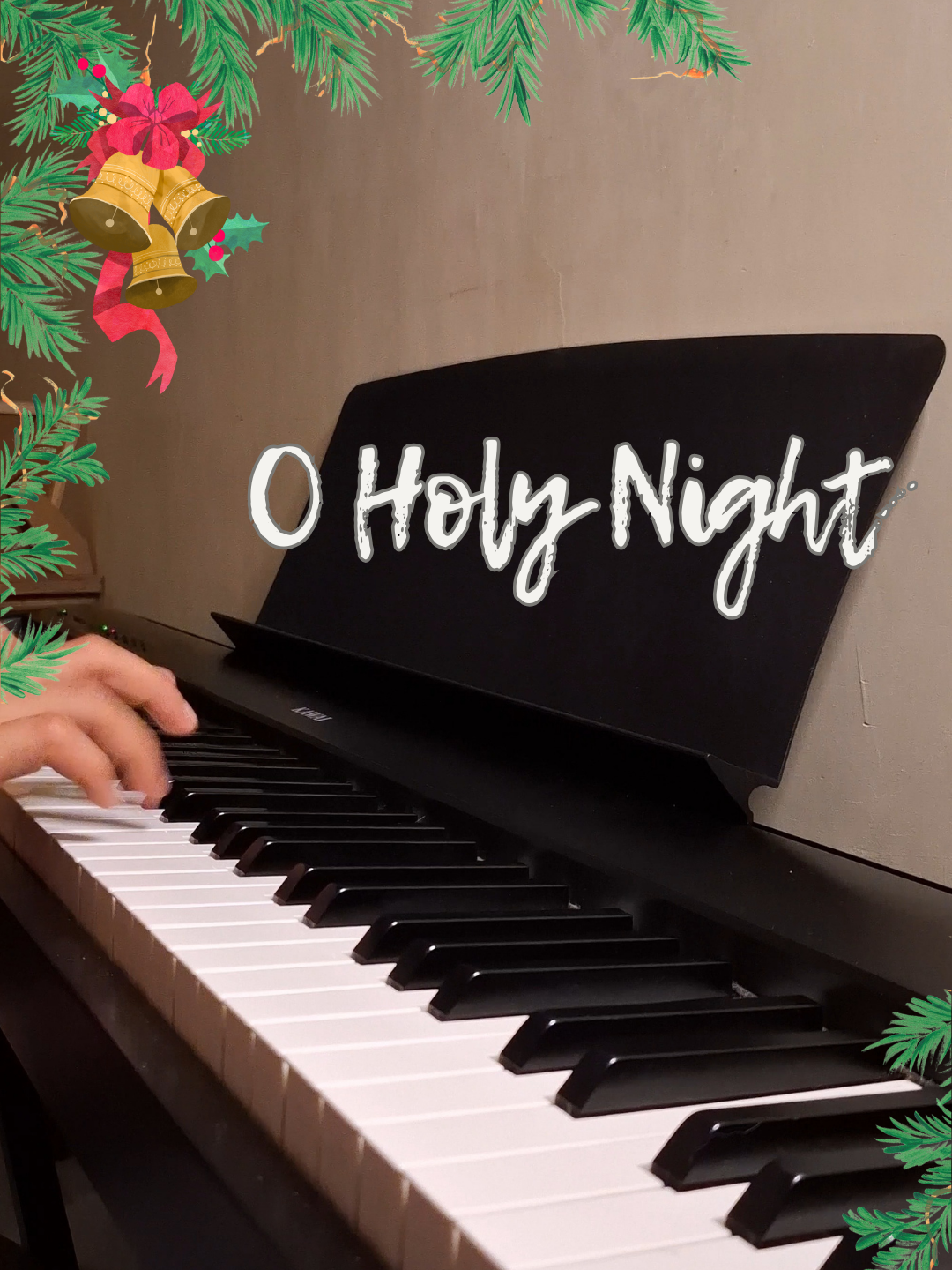 O Holy Night - Piano Instrumental #fyp #piano #christmas #blessed #instrumental