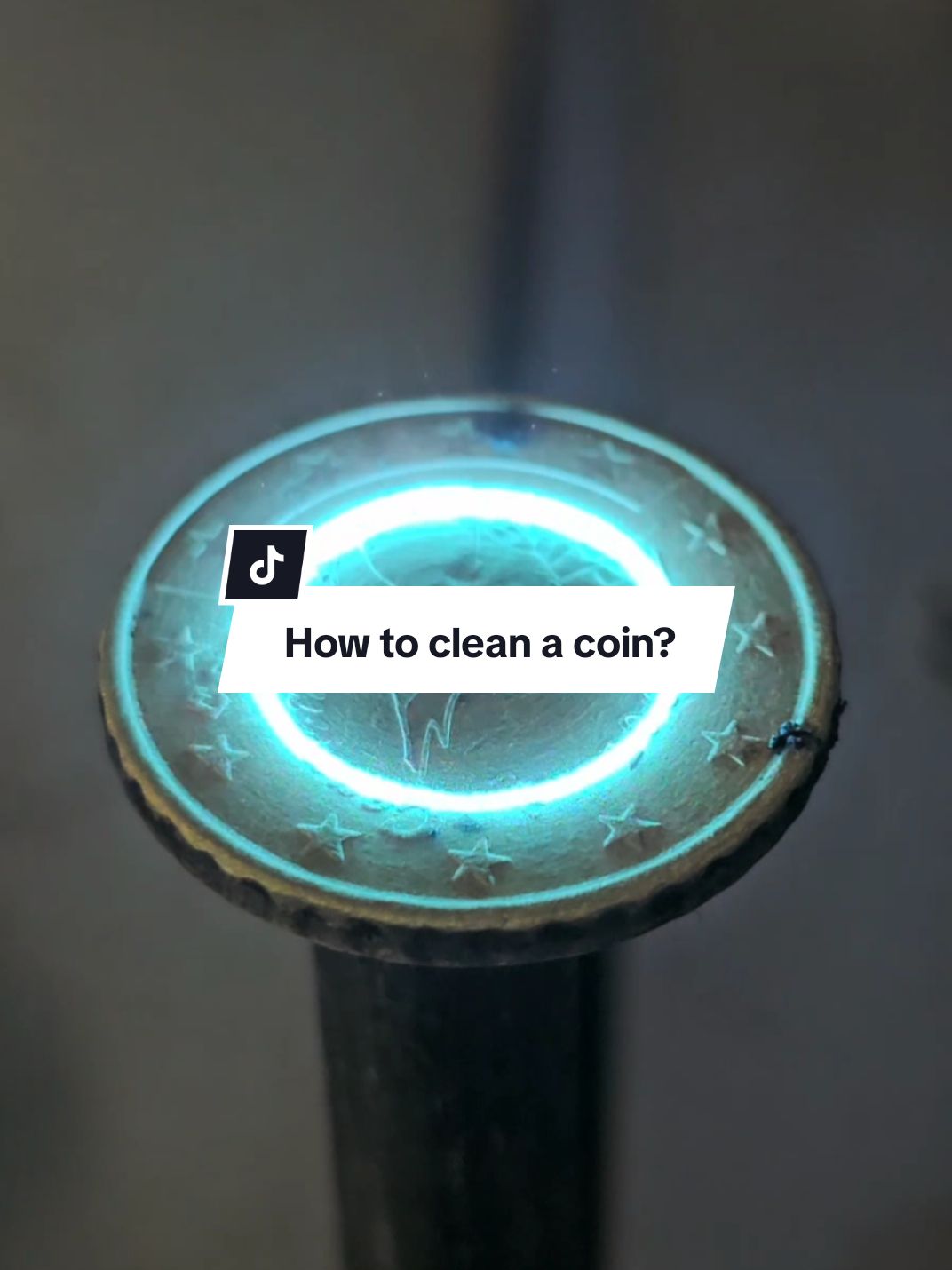 How to clean a coin? #cleaning #coin #satisfyingvideo