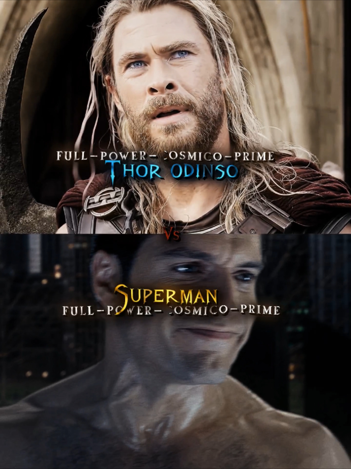 Thor vs Superman #wis #1vs1 #dc #dcu #superman #thor #edit #mcu #fy 