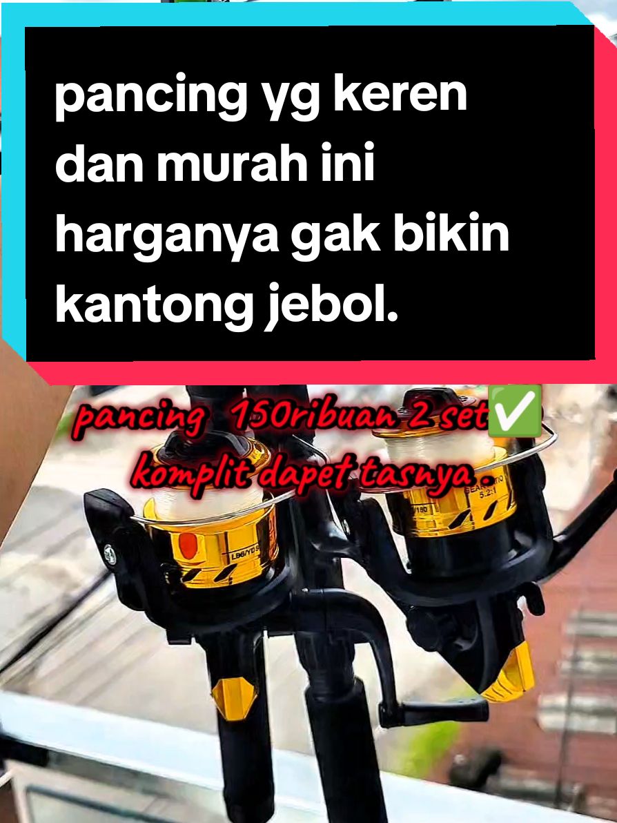 2 set pancing hanya 150ribuan + tas pancing. #reelpancing #setjoranmurah #setjoranrell #setmancingikan #setmancingmurah #setmancing #setalatpancing #setjoran #fyp #pancing #setpancing #alatpancing #setpancinglengkap #fypシ゚ #setjoran #setjoranmurah #reelpancing #senarpancing #fishing #joranpancing #mancing #rell #taspancing #senarmurah #senarpancing #taspancing #senarpancingmurah #viral #joran #joranpancingmurah #mancingmania #setpancingmurah #tiktokshopindonesia #setpancinglengkap #alatpancing #setpancing