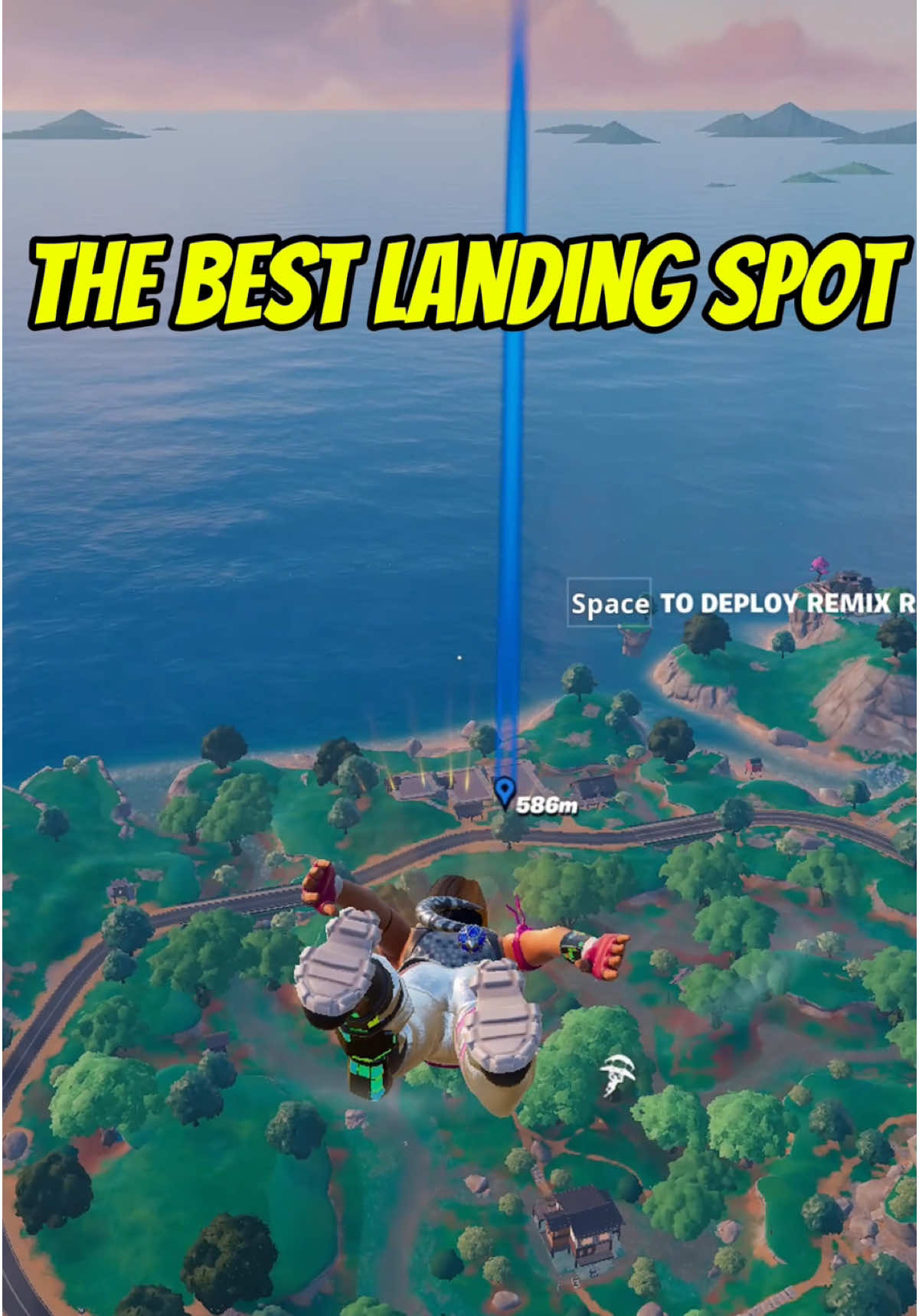 The BEST landing spot in forttnite chapter 6 season 1 #fortnite #shorts #fortnitechapter6 